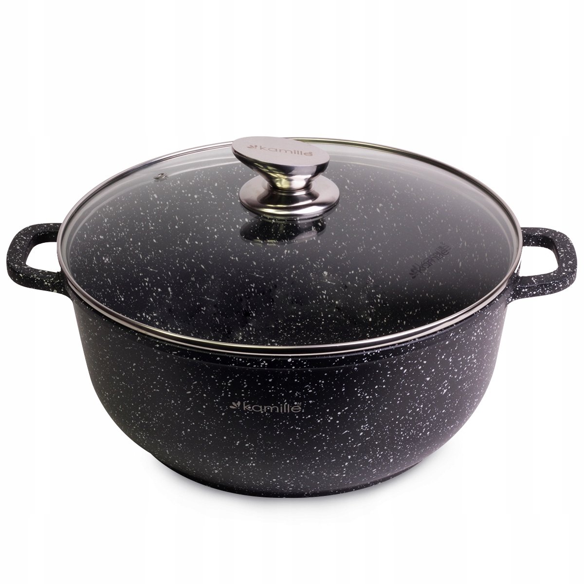 Marmere Pan met Deksel - 6.5L - Geschikt voor Inductie