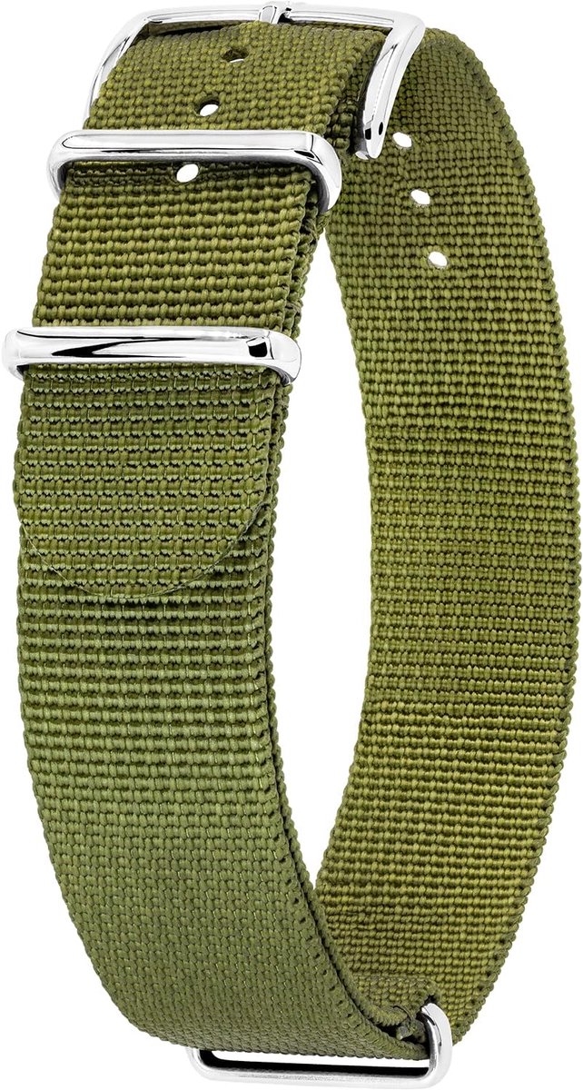 Horlogeband NATO G10 Stijl - Gerecycled polyester - Stevig & vegan - Ideaal voor sportief gebruik - ShopVlot
