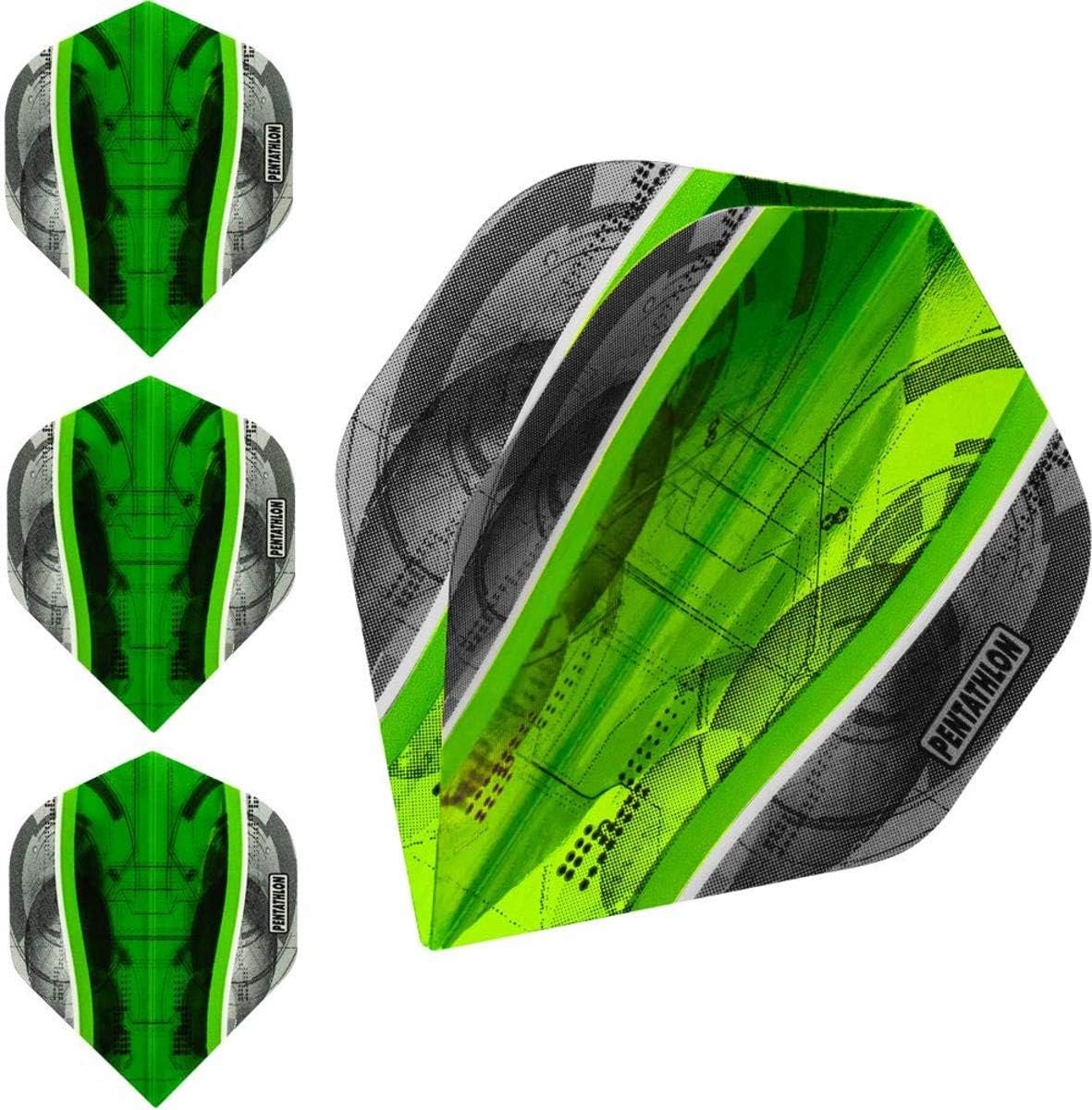 Darts Flights - 100 Micron - Zwart - Voor optimale controle - 10 sets (30 stuks) - ShopVlot