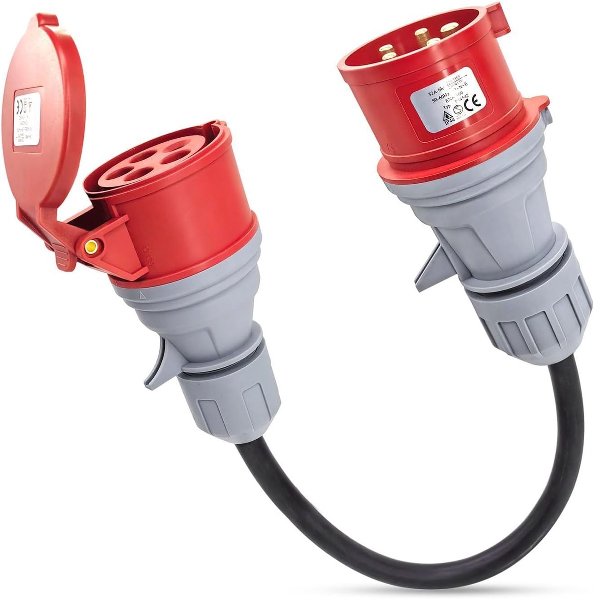 CEE adapter 5-polig - voor elektrische voertuigen - laadstation aansluiting - eenvoudig opladen - ShopVlot