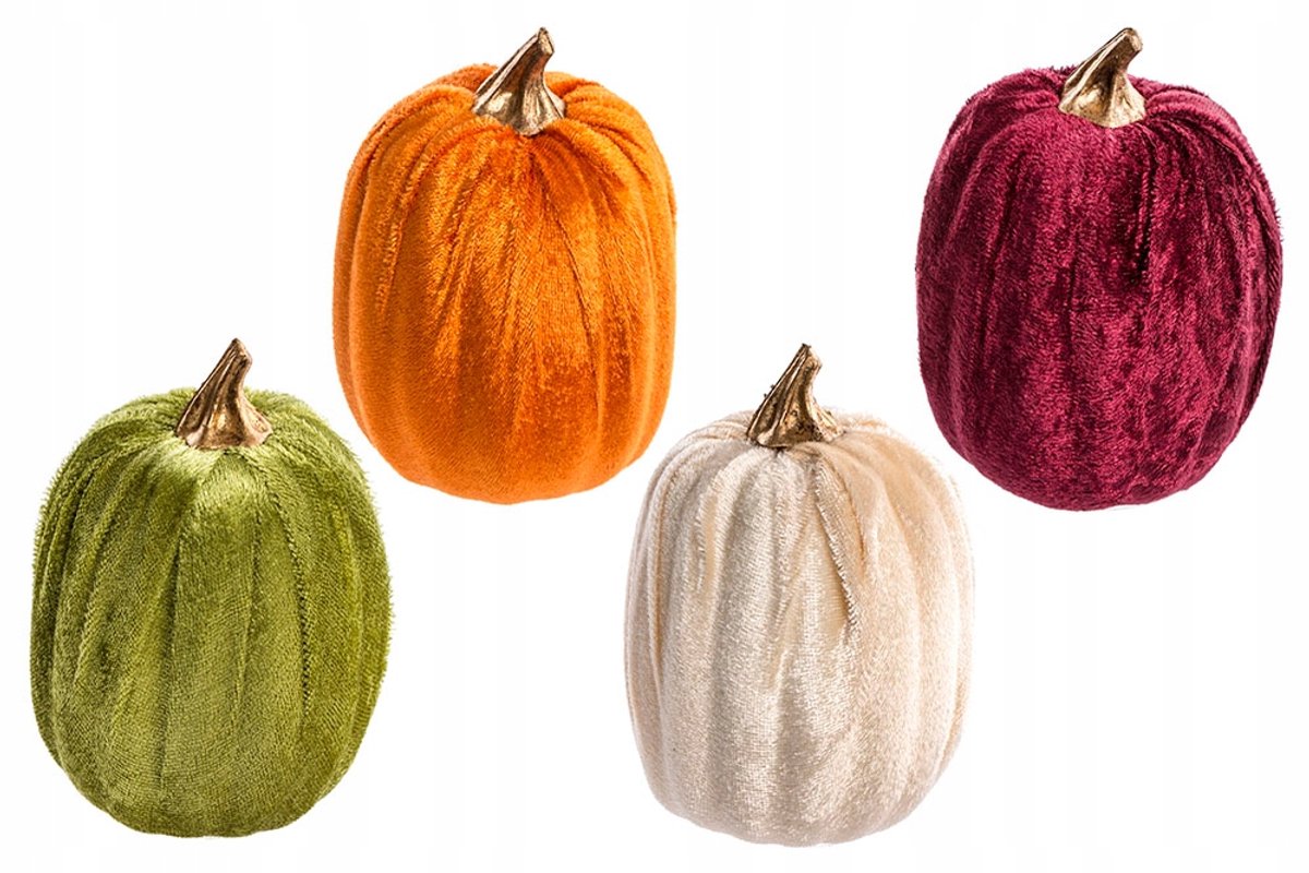 Decoratieve Fluwelen Pompoen - Herfstdecoratie
