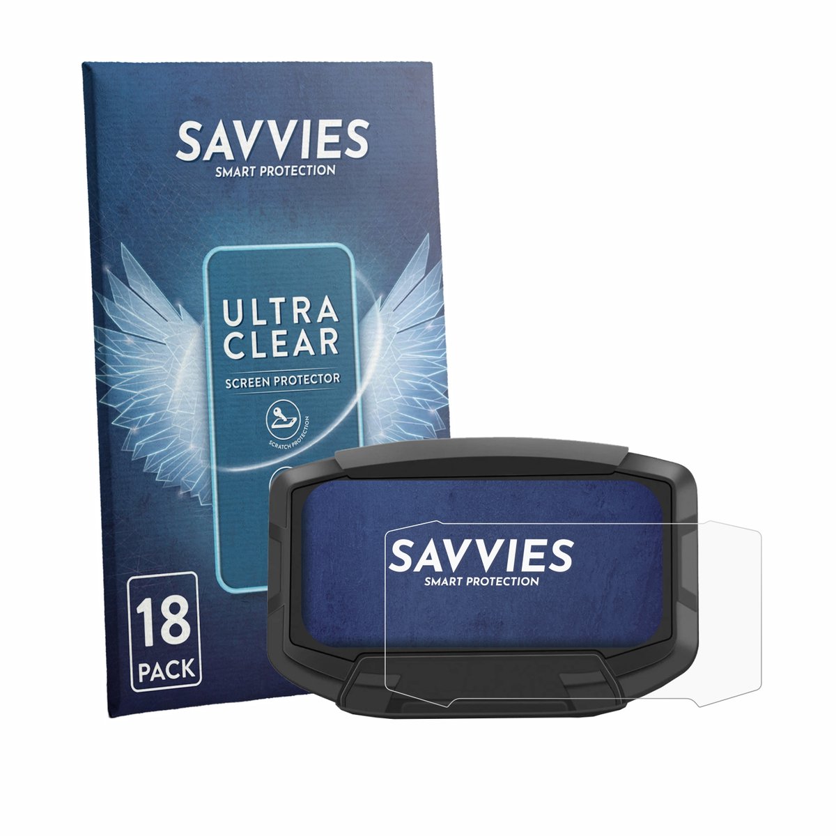 Savvies - Screenprotector voor Ausom L1 - Folie Beschermfolie transparant 18 Stuks