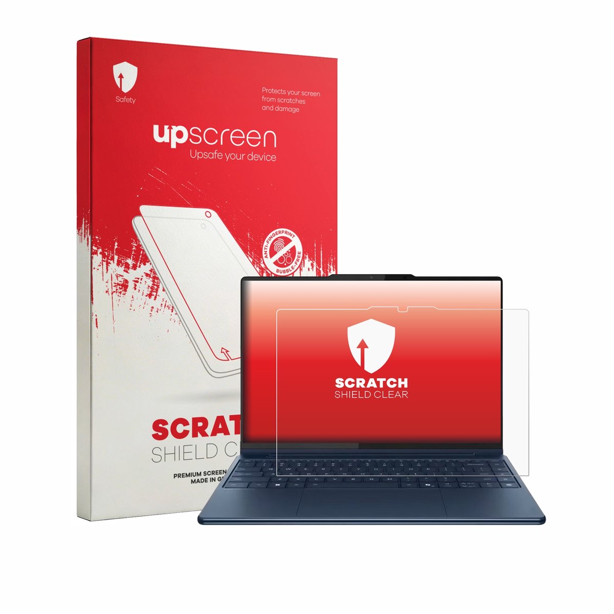 upscreen - Screenprotector voor Lenovo Yoga Pro 9 16 Gen 10 - Folie Beschermfolie transparant