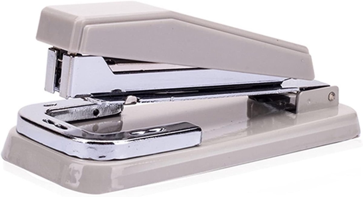 Handige Nietmachine - Bureau Accessoire - Papier Verwerken - Metal Frame - Tot 20 Vel - Wit