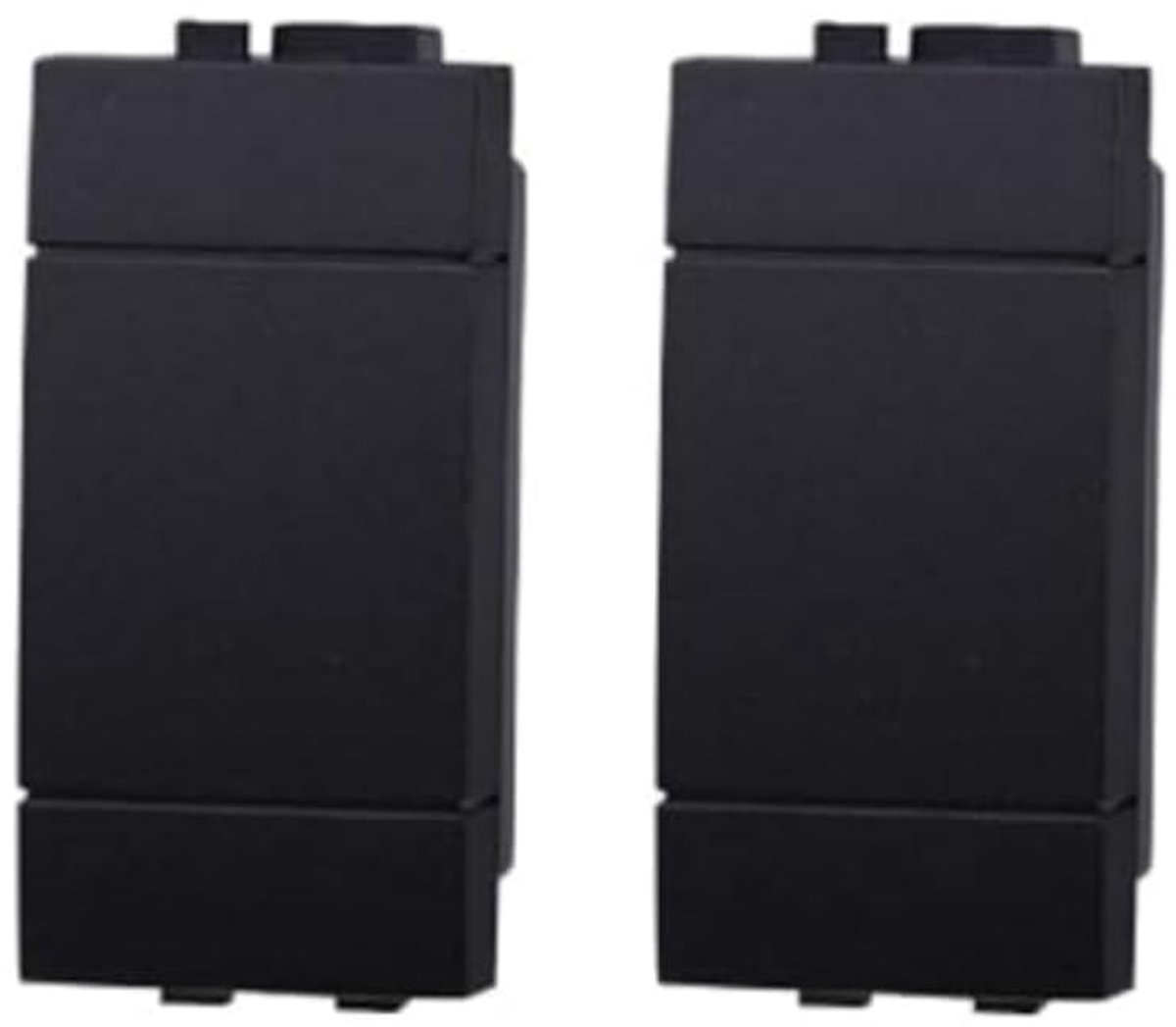 Module Schakelaar - Netwerk Inbouw - Internet Aansluiten - Compatibel Serie Living - 5 x 5 x 5 cm - Zwart