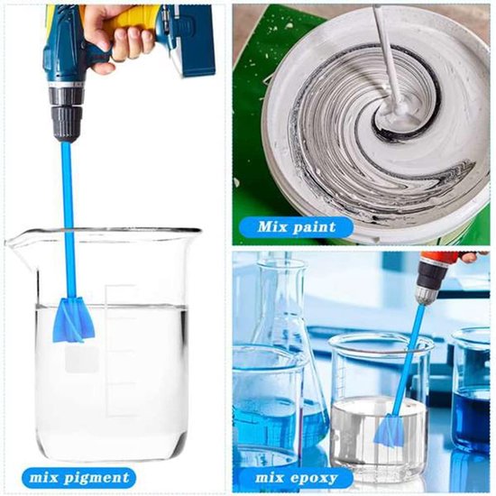 Mixer Opzetstuk - Epoxy Roerder - Hars Mengen - Spiralen Blad Ontwerp - 5 Stuks - Diverse Kleuren — afbeelding 3