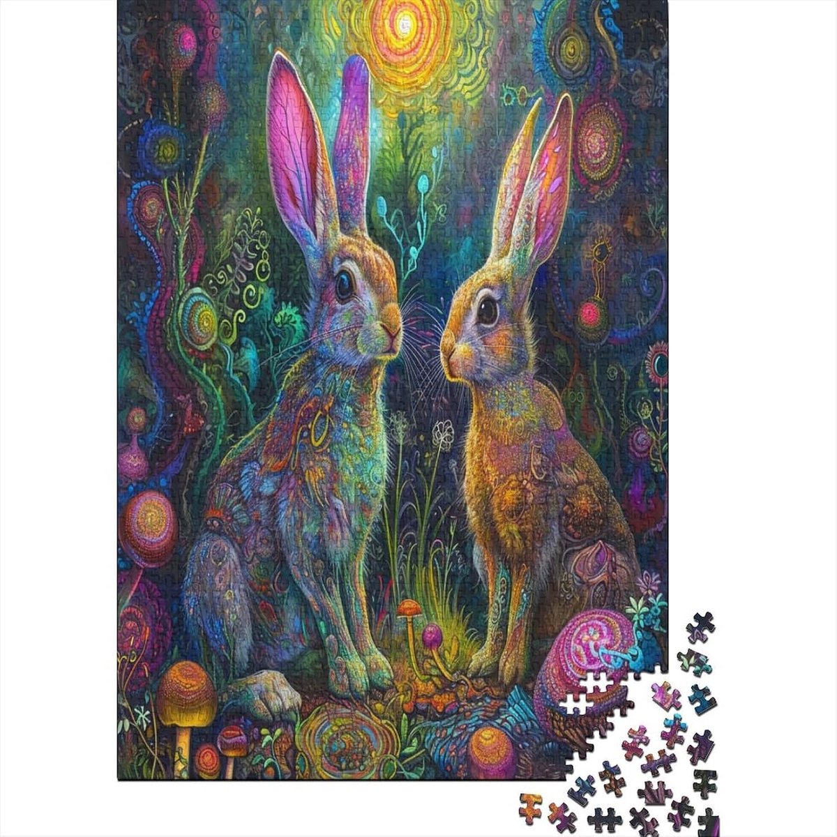 Puzzel 1000 stukjes - Legpuzzel Volwassenen - Ontspanning Thuis - Inclusief Poster - 75 x 50 cm - Stijl 9