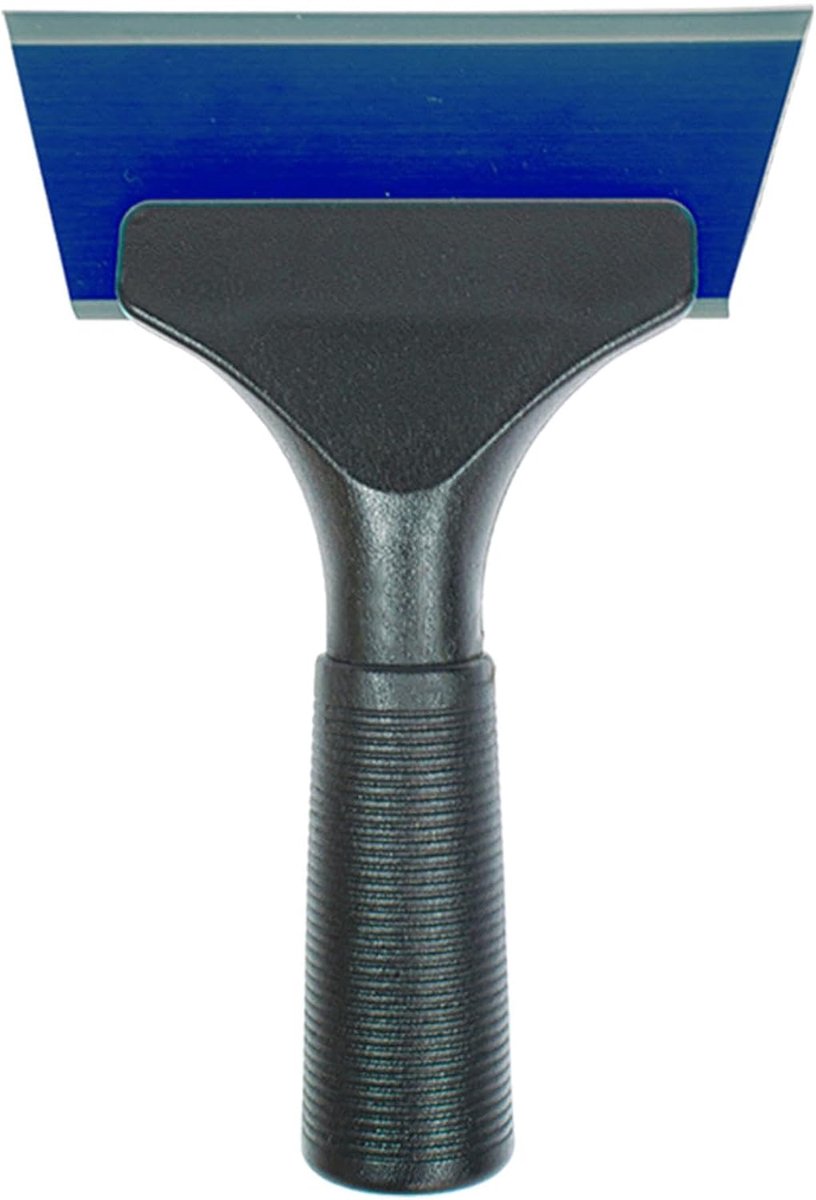 Siliconen Raamtrekker - Water Wisser - Auto Ramen Schoonmaken - Zacht Krasvrij Materiaal - 13 x 17.5 cm - Blauw