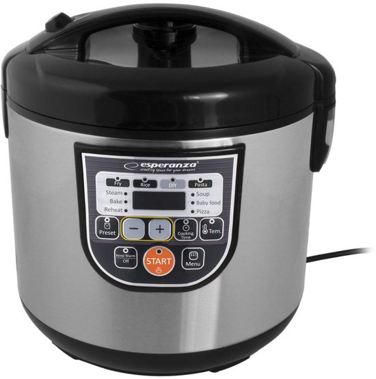 Esparanza - Multicooker - RVS - met Timer