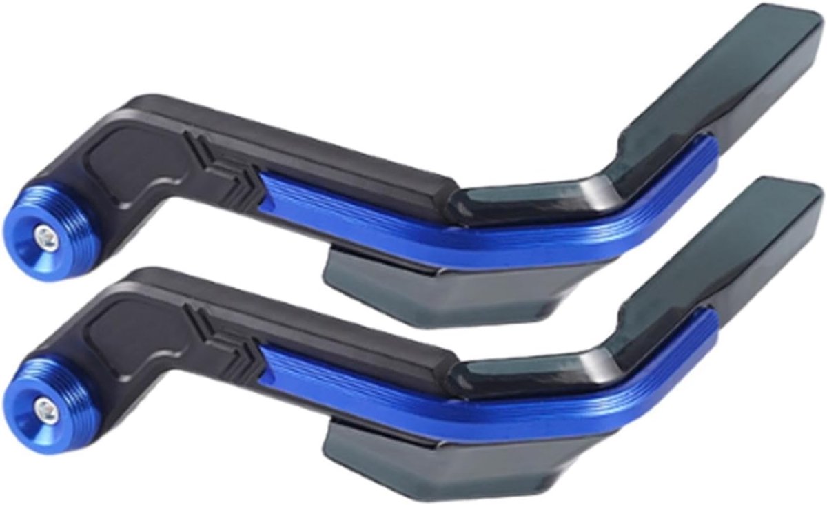 Motorfiets Stuurbescherming - Hendelbeschermers Aluminium - Handen Beschermen - Duurzaam ABS Materiaal - 22x12 cm - Blauw