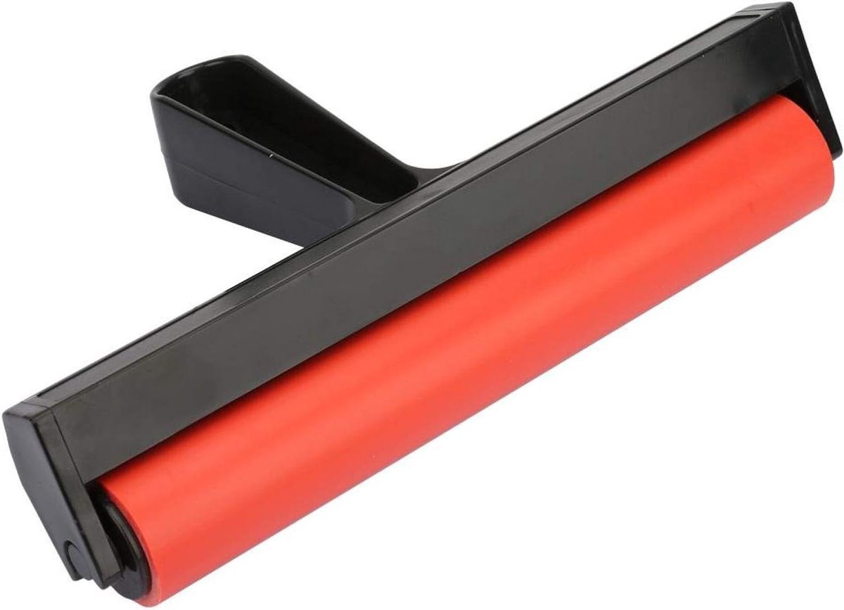 Rubber Brayer Roller voor Kunst en Printmaking - Stempelen, Inkt en Verf Applicator 20cm