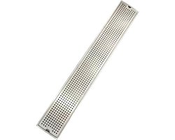Roestvrijstalen Lekbak - Bar Accessoire - Bar Schoonhouden - Afneembaar Deksel - 100x30cm - Zilver