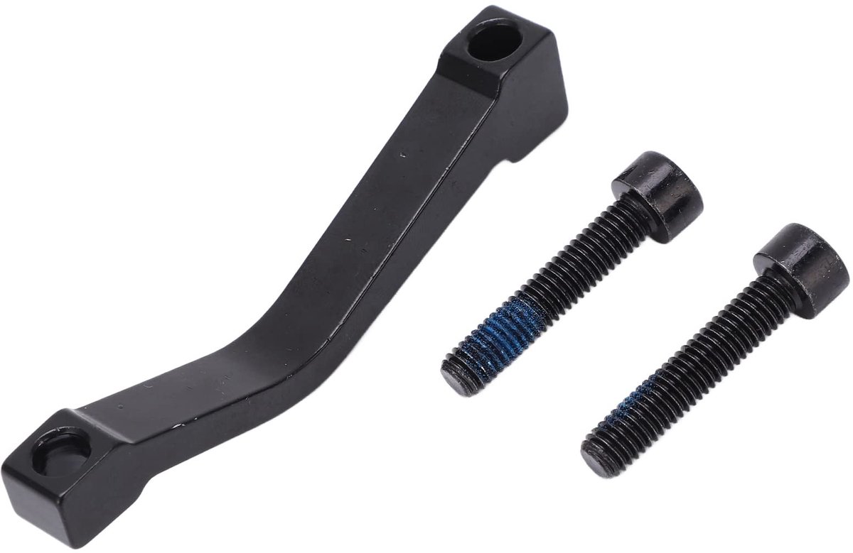 Schijfremklauwbevestiging - Remonderdelen Adapter - Mountainbike Remmen - Paalmontage 180mm - 109x50x11mm - Zilver