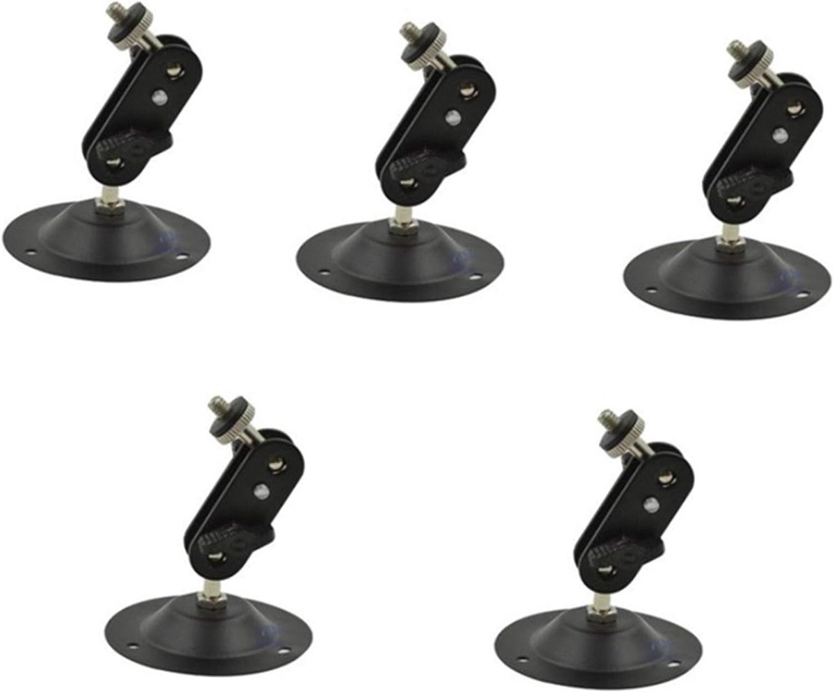 Projector Beugel - Camera Muurhouder - Apparatuur Ophangen - 360 Graden Roteerbaar - 5 Stuks - Zwart