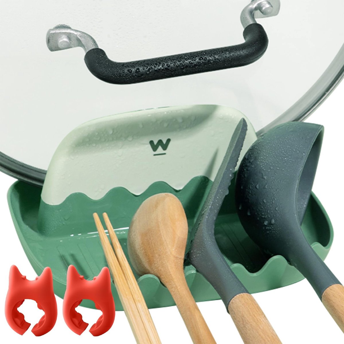 Dailygoody - Lepelhouder - Keukenlepelhouder - Houdt je keuken schoon