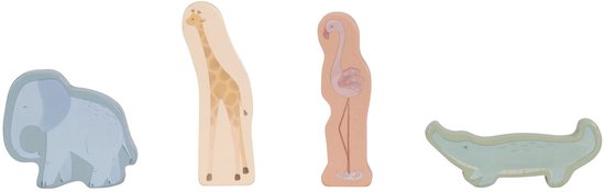 Little Dutch Vormenstoof FSC - Safari Friends van Little Dutch — afbeelding 2