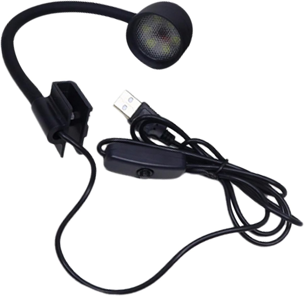 LED Aquarium Verlichting - Decoratie Lamp - Aquarium Sfeerverhoging - 360 Graden Draaibaar - 12.5 x 7.5 x 7 cm