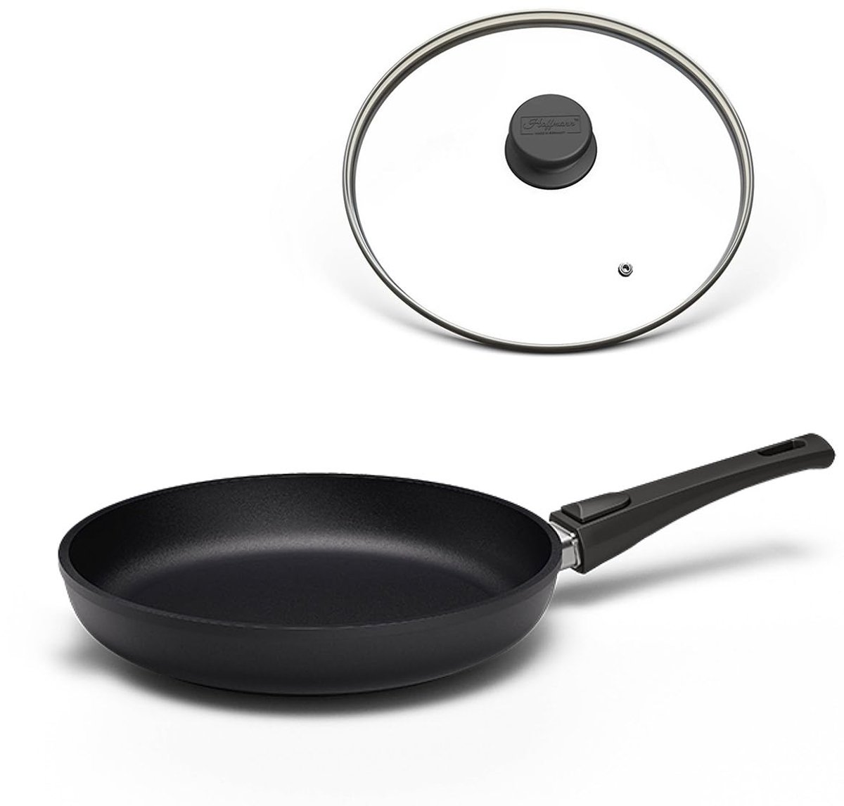 Hoffmann STONIQ koekenpan - Ø 24 cm - PFAS-vrij - Afneembare steel - Gemaakt in Duitsland