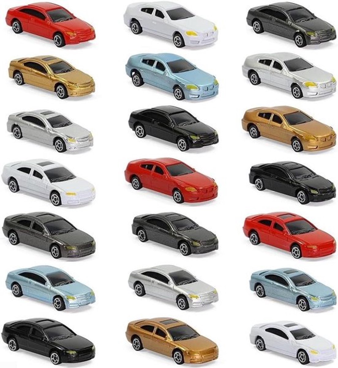 50 stukken Allecto Plus HO schaal modelauto set