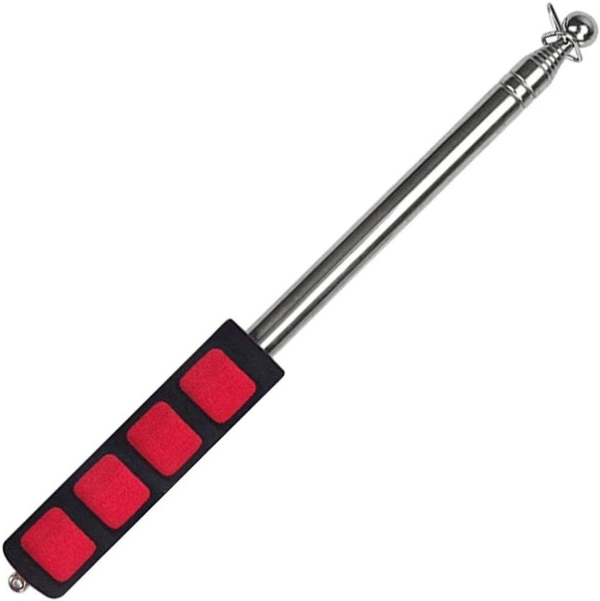 Telescopische Vlaggenmast - Uitschuifbare Paal - Lesgeven Presenteren - Versterkte Binnensleuf - 1.2 meter - Rood