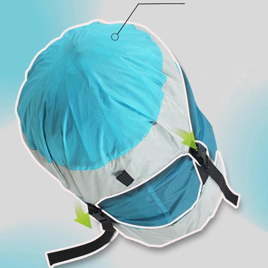 Reis Compressiezakken - Opbergzakken Onderweg - Ruimte Besparen - Waterafstotend Nylon - 5-18 Liter - Blauw — afbeelding 2