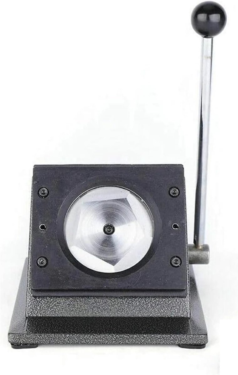 Badge Maker Cirkelsnijder - Papier Snijmachine - Doe-het-zelf Knoppen - Meerdere Maten - 37mm - Grijs