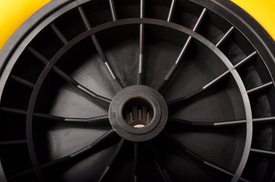 4.00-8 kruiwagenwiel - anti-lek band en zwarte kunststof velg - 150 kg maximale belasting - 20 mm asgat/naafdiameter - inclusief rollager, as en afstandshouders — afbeelding 2