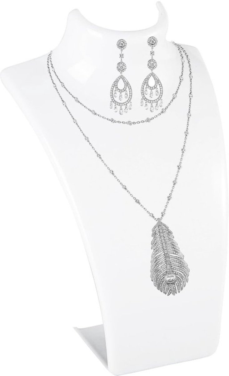 Dailygoody - Sieraden Display Rack - T-vormige Acryl Stand voor Kettingen en