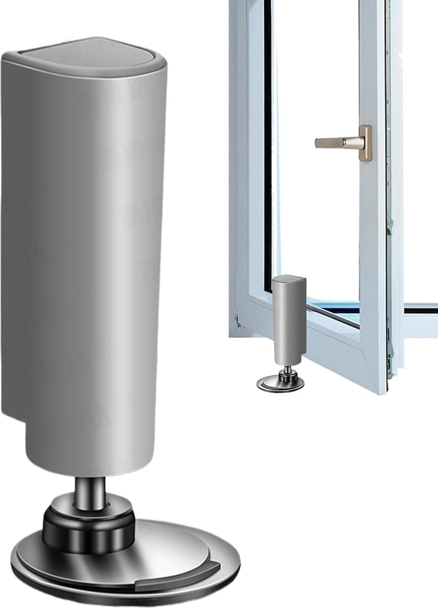 Magneet deurstopper - Wig deurstopper - Deur open houden - Geen boren nodig - 11 x 5 x 5 cm