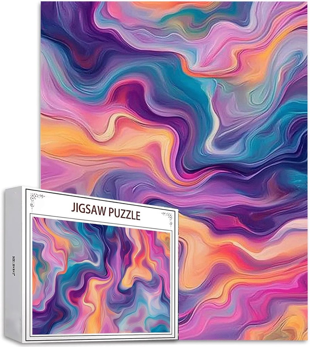 Kleurpuzzel 5000 stukjes - Houten puzzel - Ontspanning thuis - Grote afmeting - 156x105cm - Meerkleurig