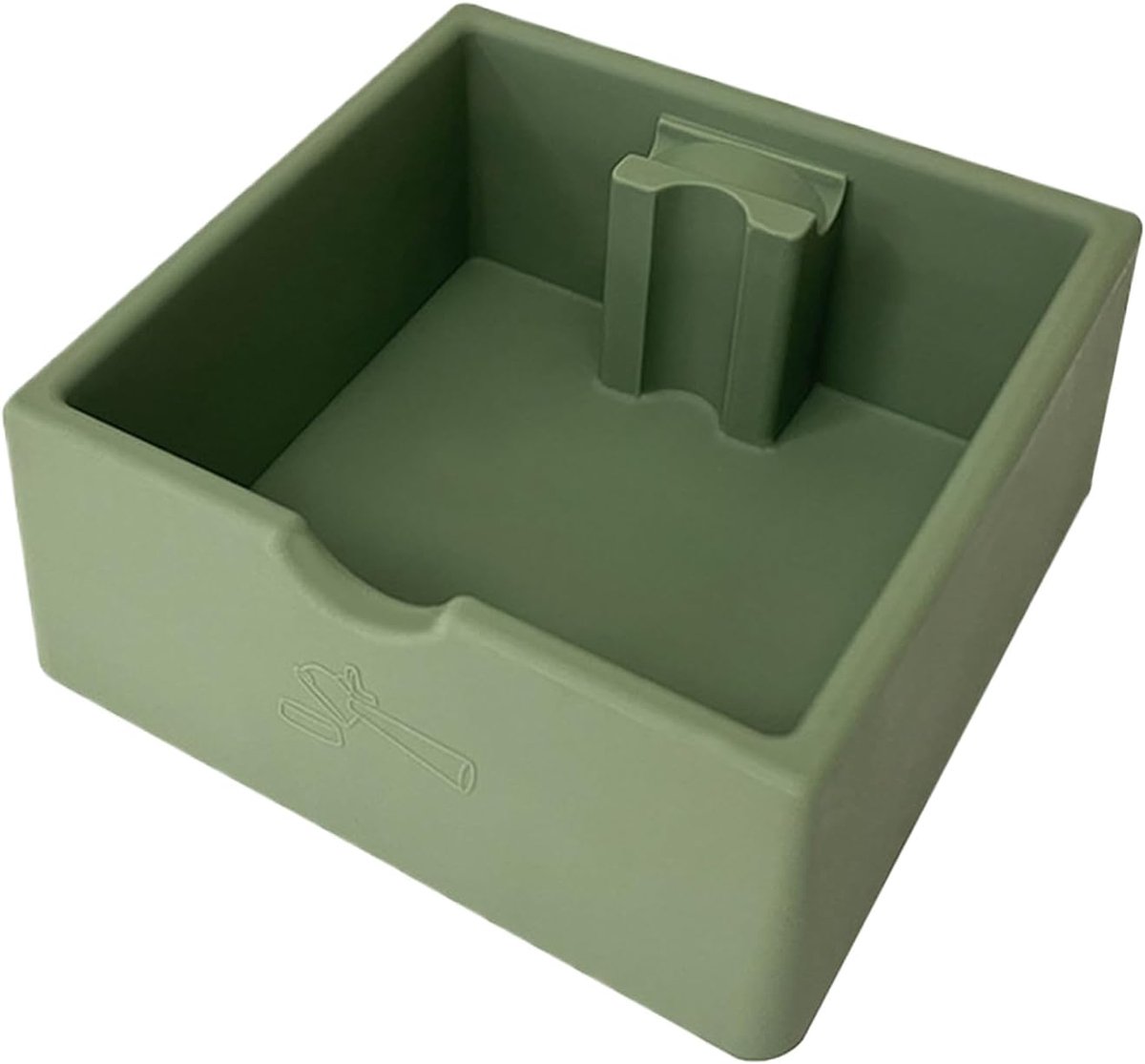 Espresso Klopbox - Koffiedikbak - Koffiezet Gemak - Gedempt Geluid - 15 Liter - Groen