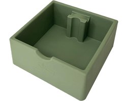 Espresso Klopbox - Koffiedikbak - Koffiezet Gemak - Gedempt Geluid - 15 Liter - Groen