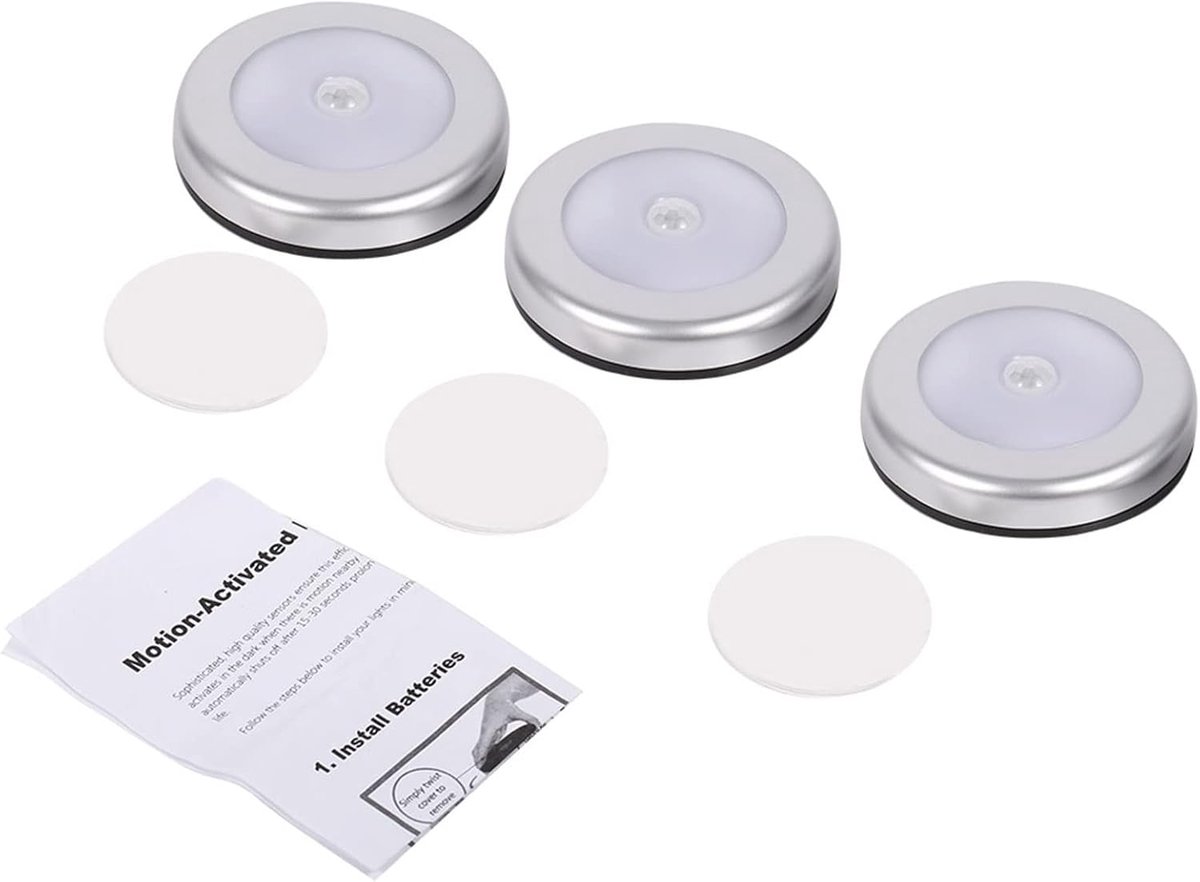 LED Nachtlampje met Bewegingssensor voor Trap en Kastverlichting