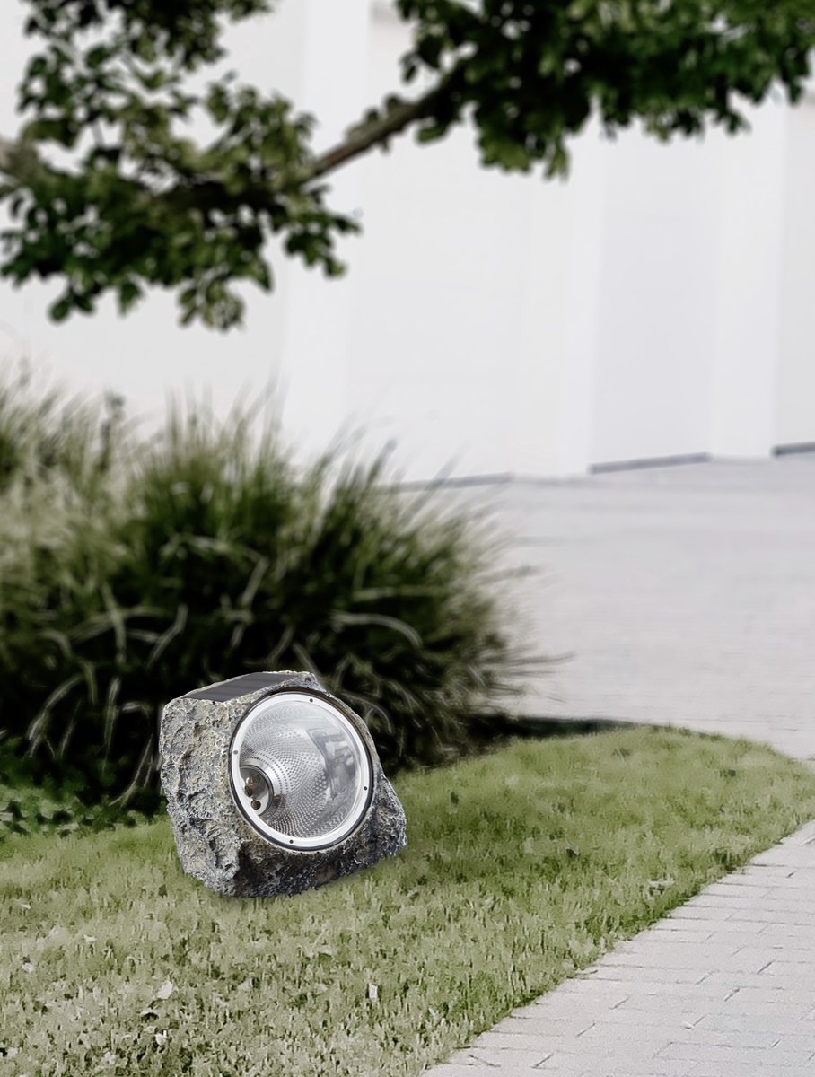 Eglo Solar Éclairage au sol pour extérieur Gris
