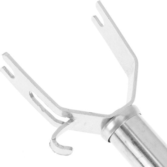 Uitschuifbare Waslijn - Telescopische Stok - Kleding Drogen - Robuuste Constructie - 115 cm - Zilver — afbeelding 4