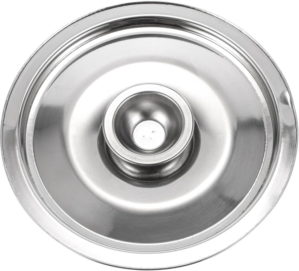 Universeel Deksel - Pan Deksel - Koken Beschermen - Roestvrij Staal - 18cm - Zilver