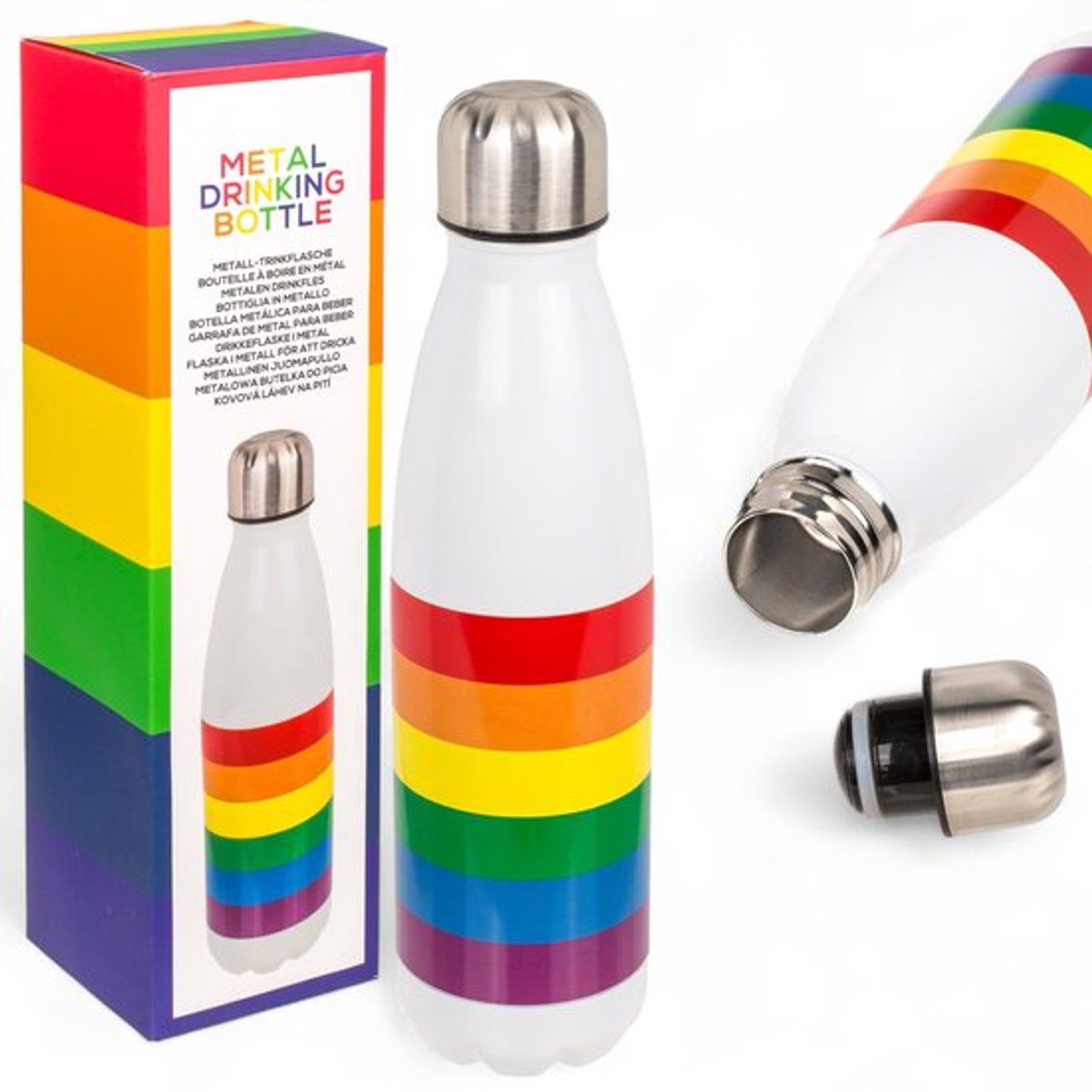 Dailygoody thermosfles, roostvrije staal, dubbelwandig, 500 ml