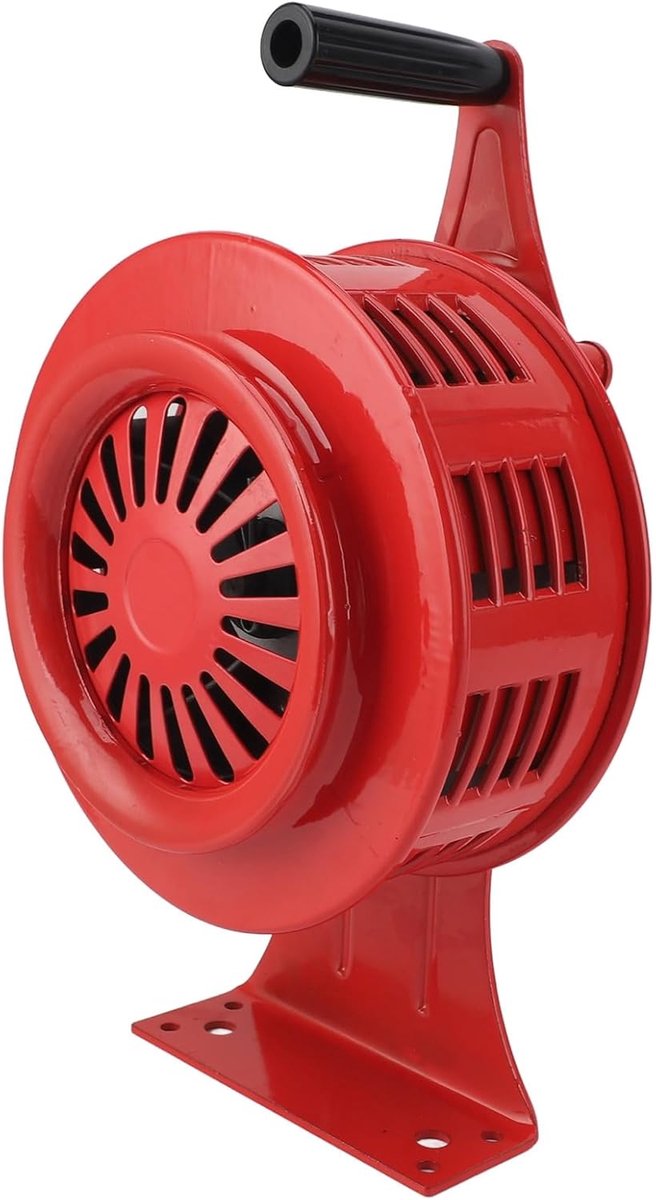 Handslinger Sirene - Noodalarm Luide - Veiligheid Alarmering - 125dB Instelbaar Volume - 37x24x22 cm - Rood