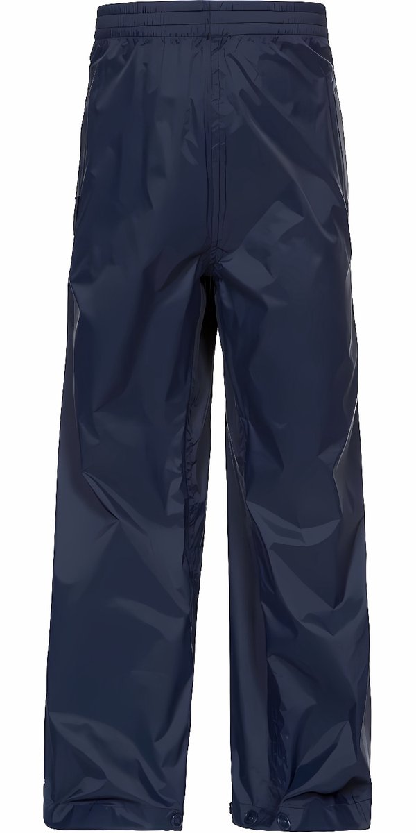 Trespass kinderregenbroek Qikpac Pant Unisex kinderbroek die je kunt opvouwen -2/3 Blauw