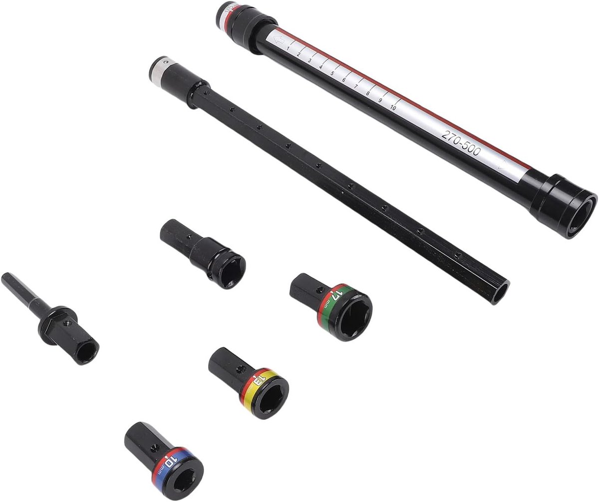 Elektrische Boor Socket - Verstelbare Verlenging - Mechanisch Gebruik - Telescopische Stang - 270-500 mm - Metaal