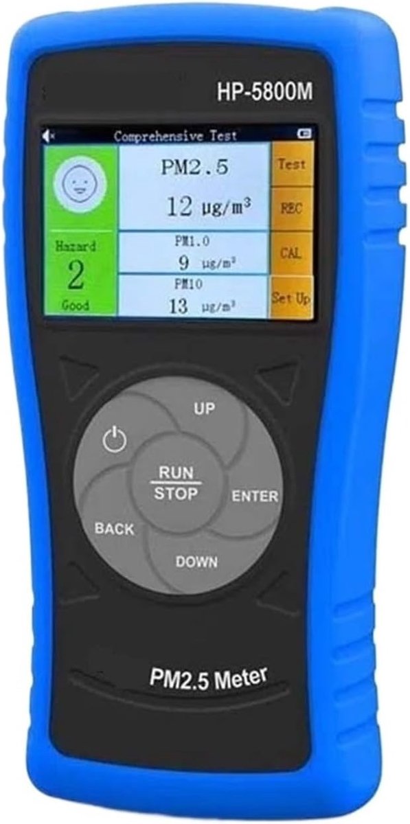 Luchtkwaliteit Monitor - Detector Meter - Milieu Bewaken - Nauwkeurige PM2.5 - 10x10x10 mm - One Color