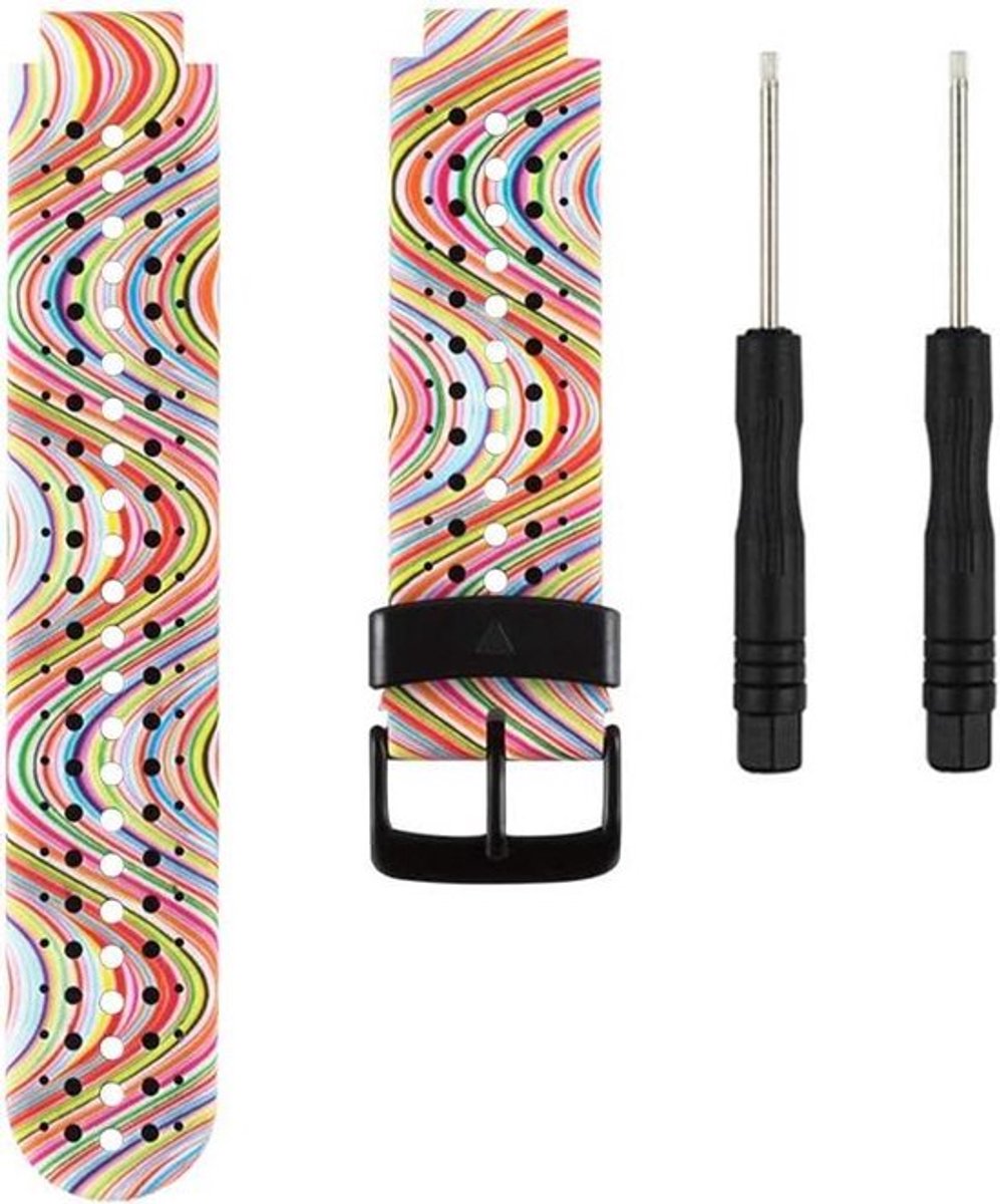 Bloemend design polsband voor smartwatch - one size