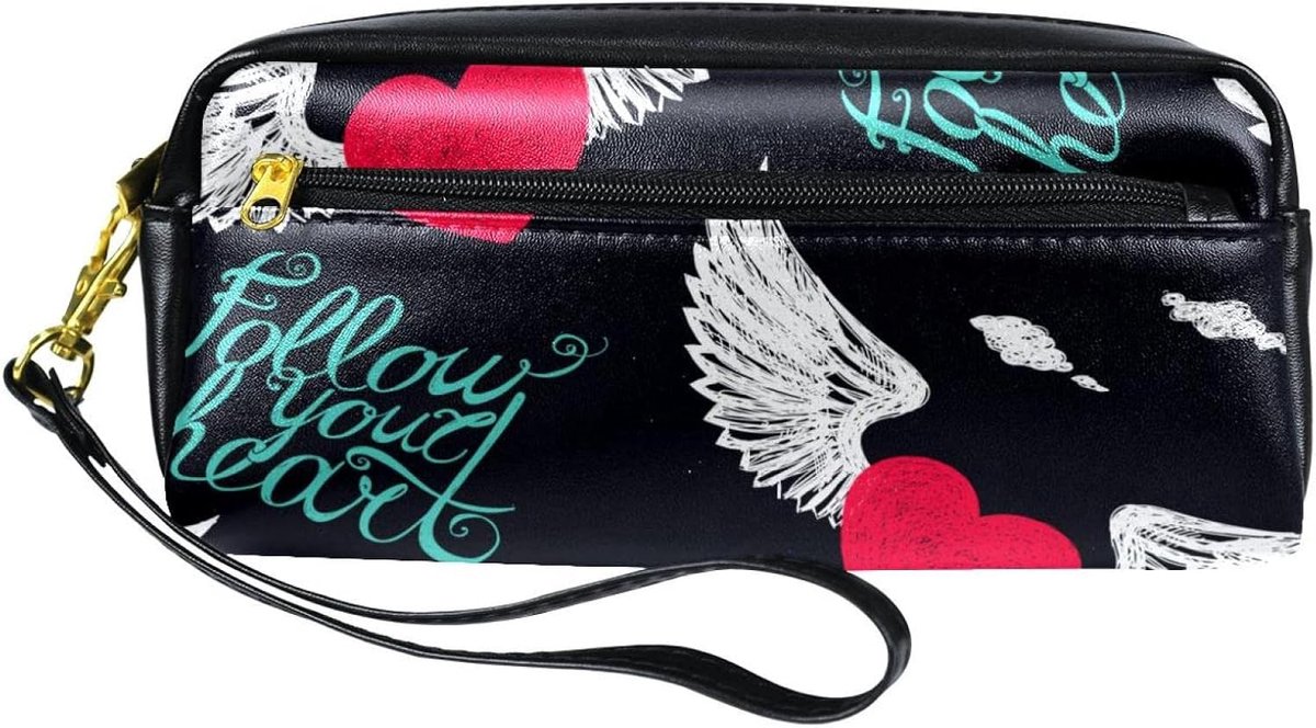 Pennenzakje met Rits - Etui Organizer - Briefpapier Opbergen - Dubbellaags Ontwerp - 20.5 cm - Multicolor