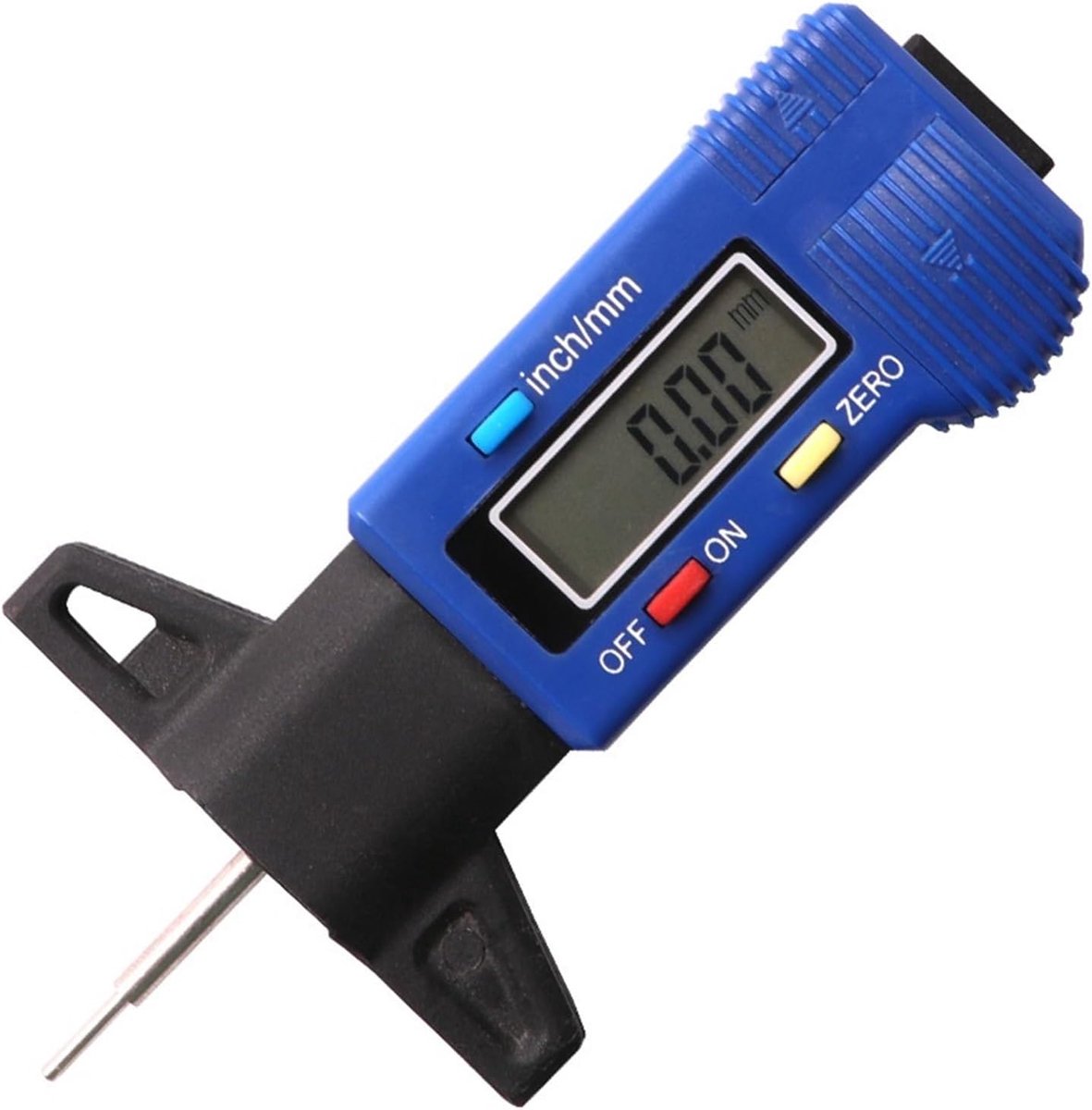 Profieldieptemeter - Bandenmeter Diktemeter - Bandenslijtage Meten - Digitale Spectrometer - One Size - Diepte Blauw