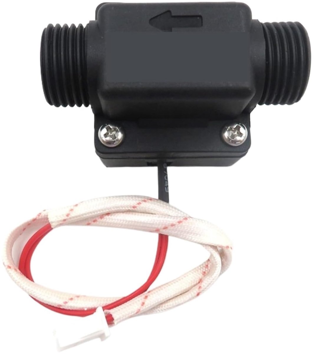 Waterstroombewaker - Elektrische sensor - Watergebruik meten - Magnetische werking - G1/2 aansluiting - Zilver
