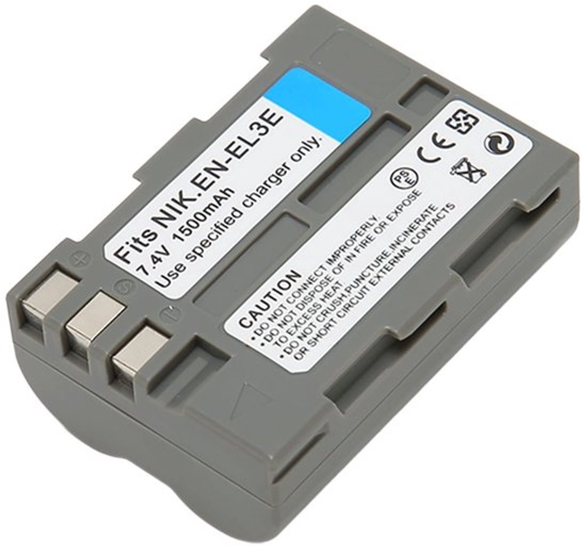 Onf3 - En-el3e Camera Vervangende Batterij - 1500mAh - Lithium-ion - Geschikt voor