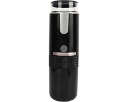 Draagbaar Koffiezetapparaat - Reis Koffiemaker - Koffie Maken Onderweg - 2-in-1 Ontwerp - 160 ml - Zwart