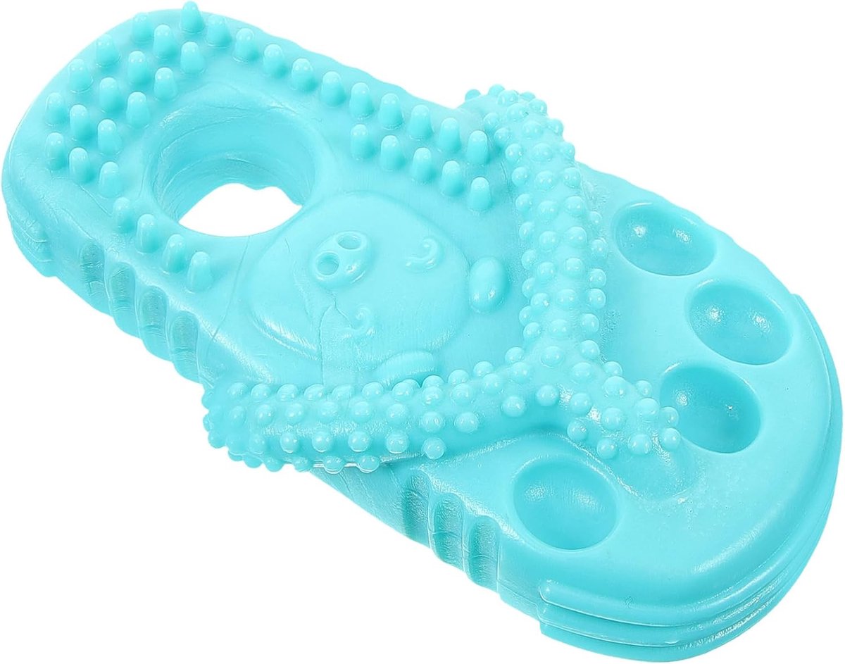 Hond Kauwspeelgoed - Honden Speeltje Puppy - Tandenpoetsen en Spelen - Slijtvast TPR Materiaal - 11.5 cm - Gekleurd