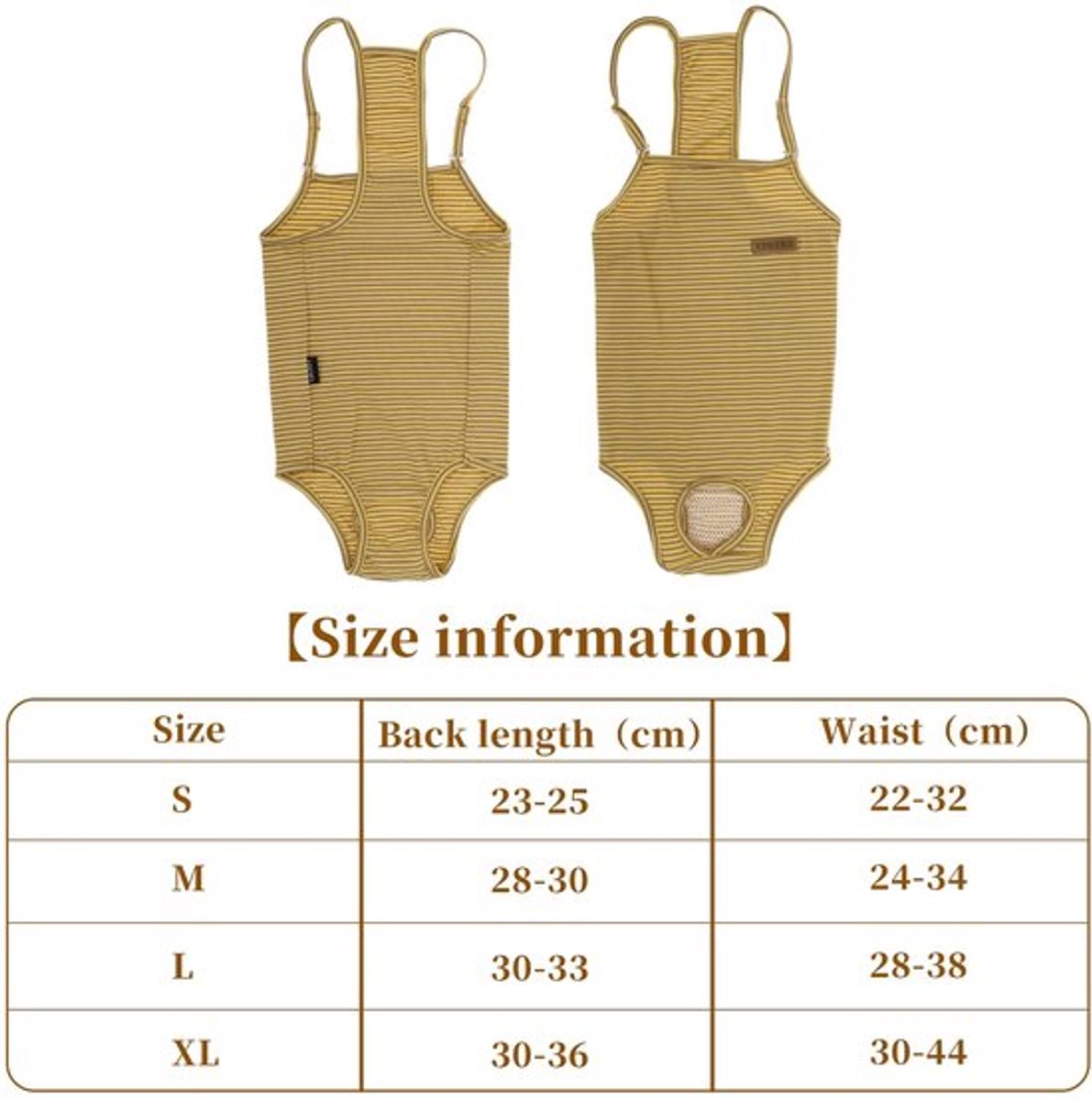 Dailygoody - Hondenluiers - Fysiologische broek - Verstelbare riem - XL - Wasbaar