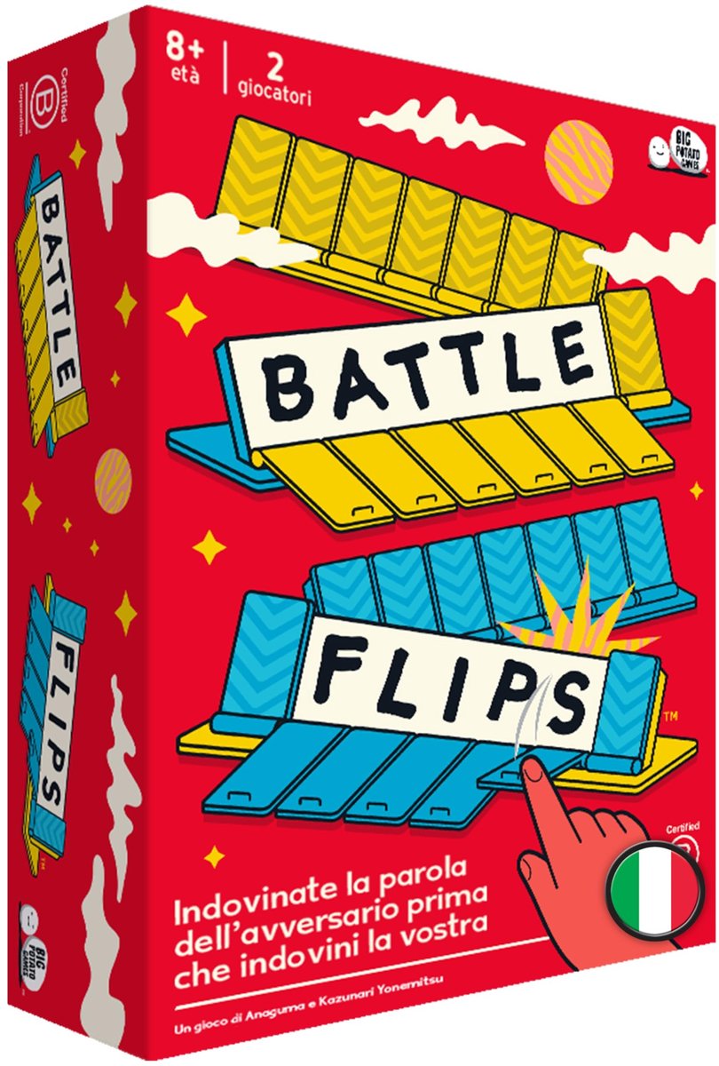 Solidchoice - Battle Flips Bordspel voor 2 Spelers